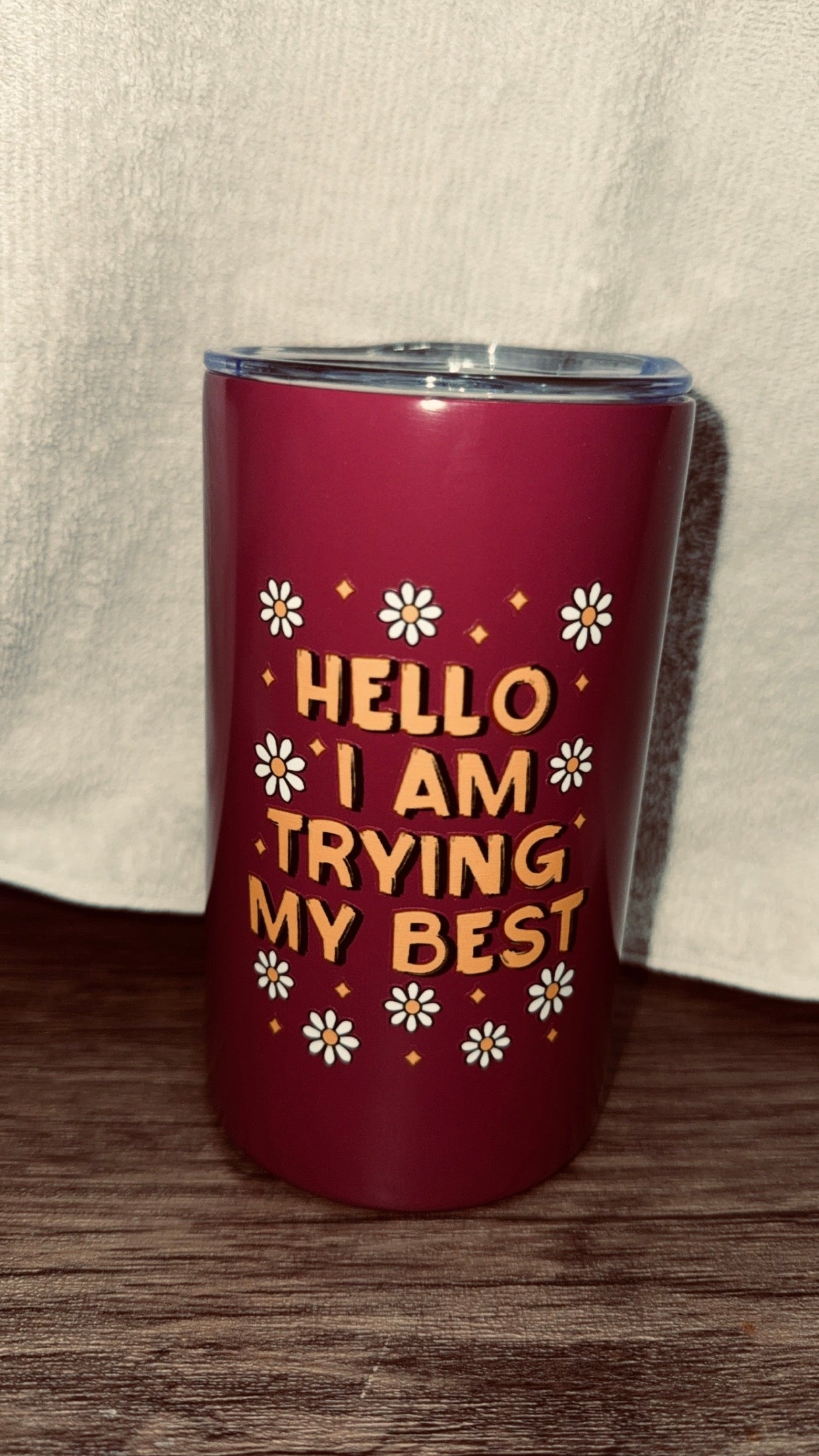 Maroon 12 Oz Tumbler