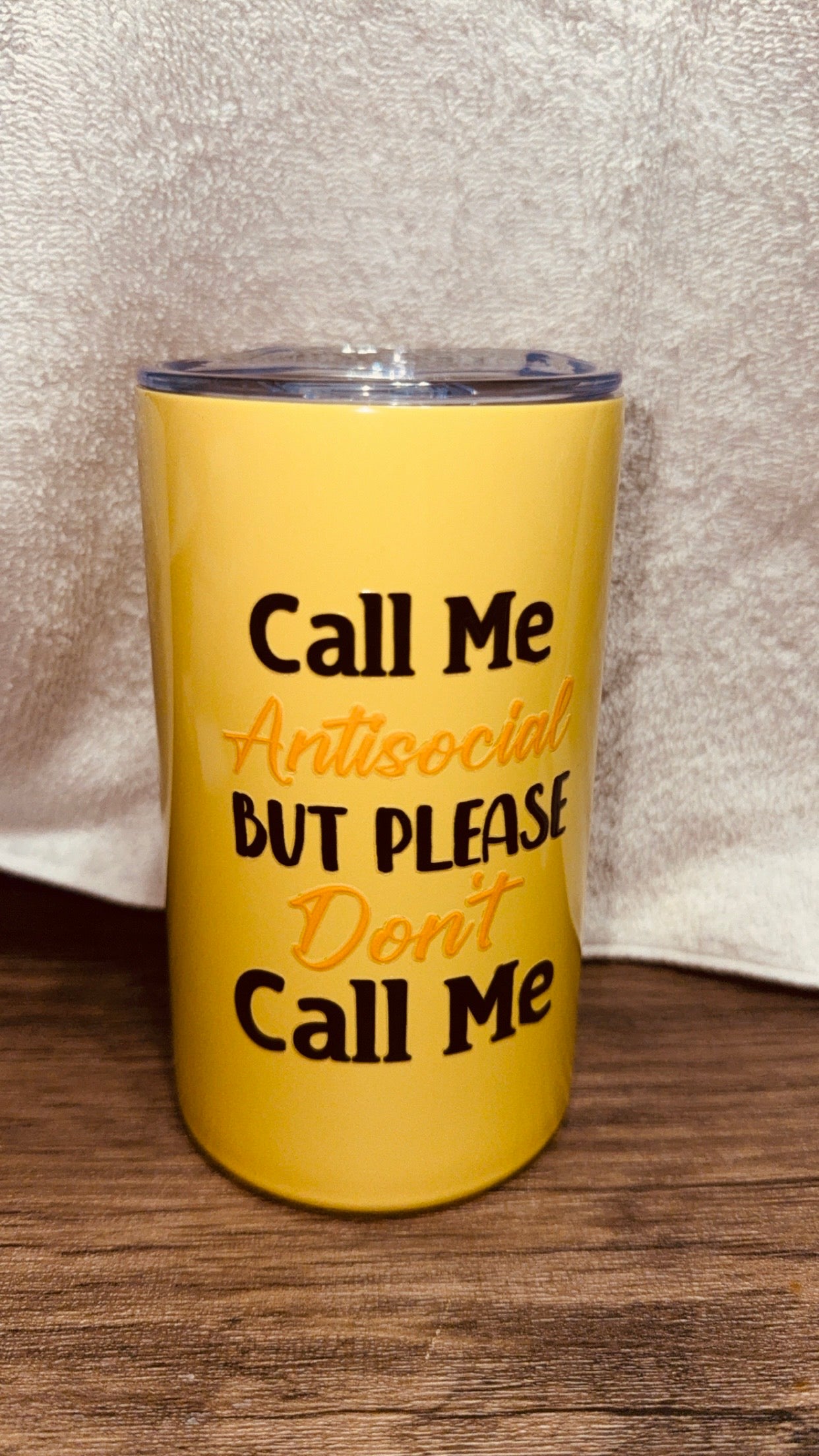 Yellow 12 Oz Tumbler