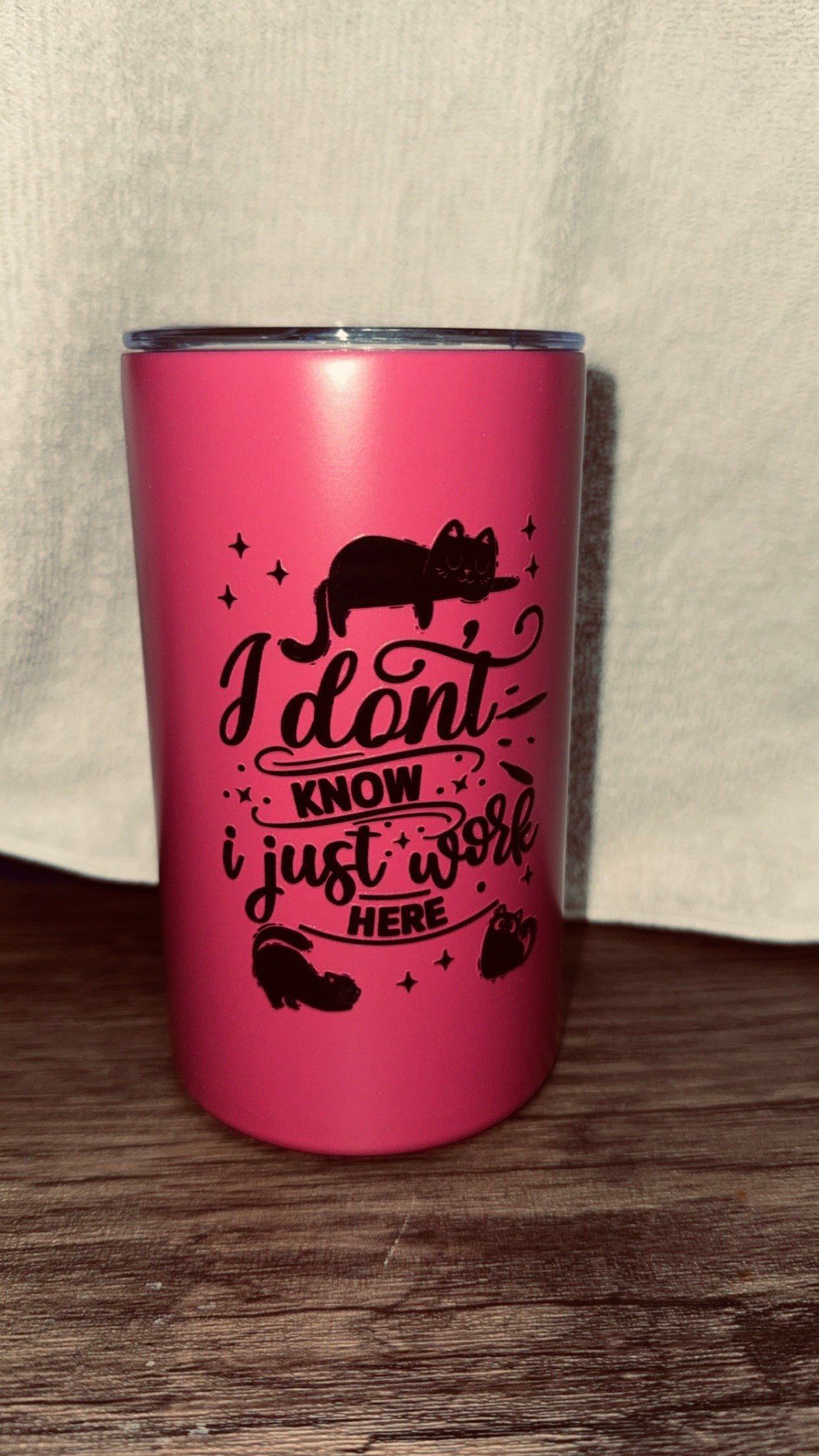 Pink 12 Oz Tumbler