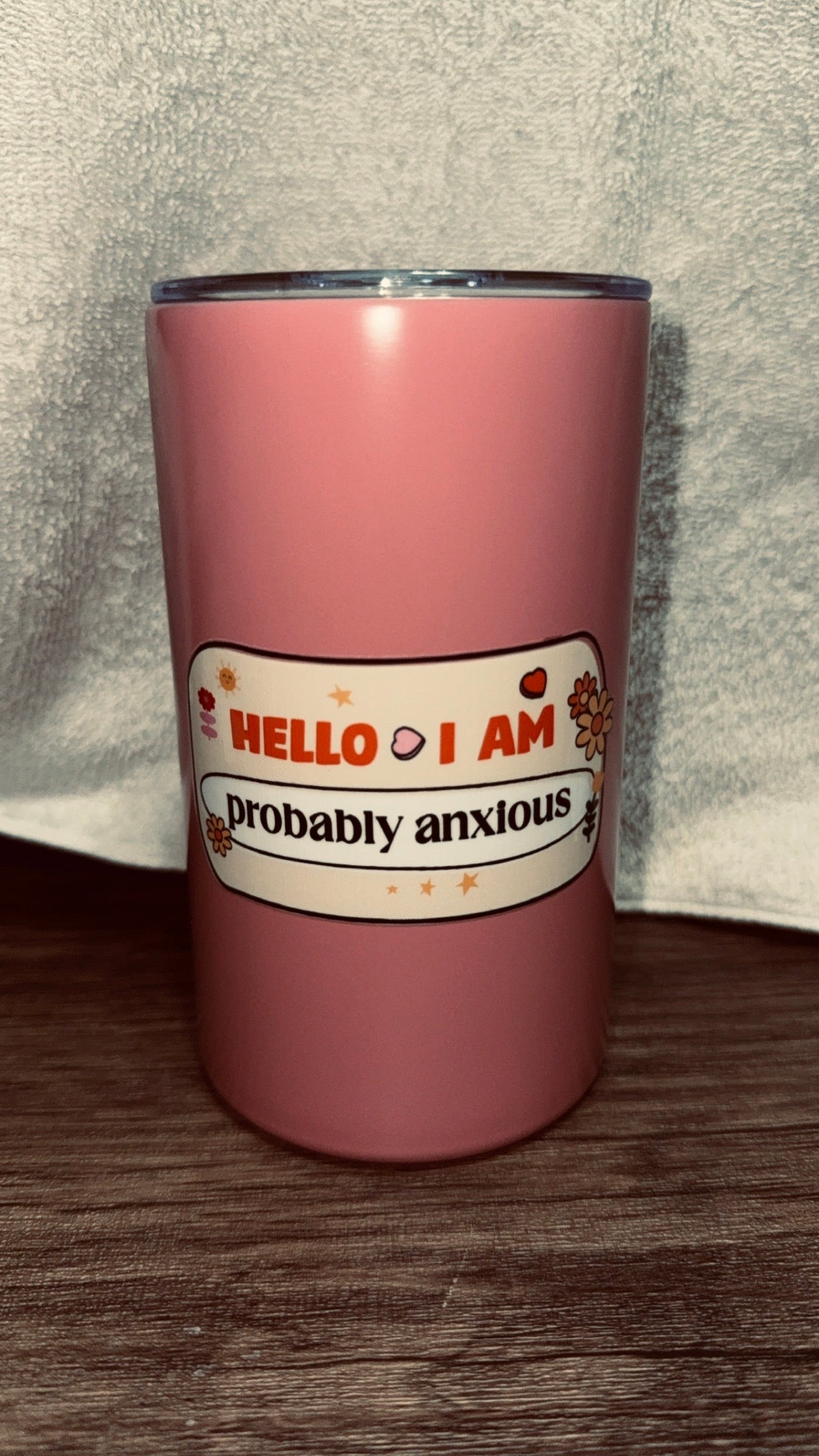 Light Pink 12 Oz Tumbler