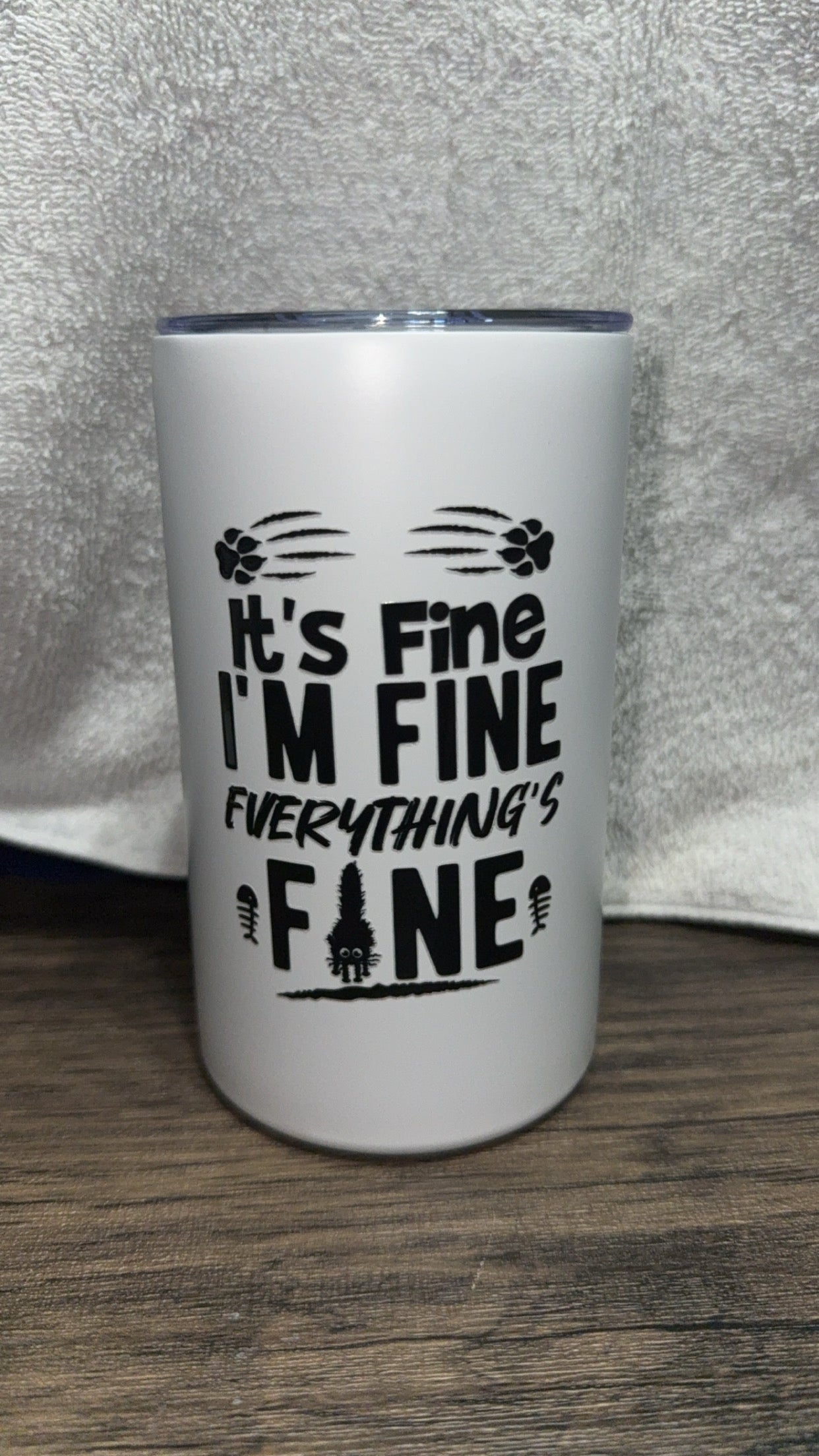 White 12 Oz Tumbler