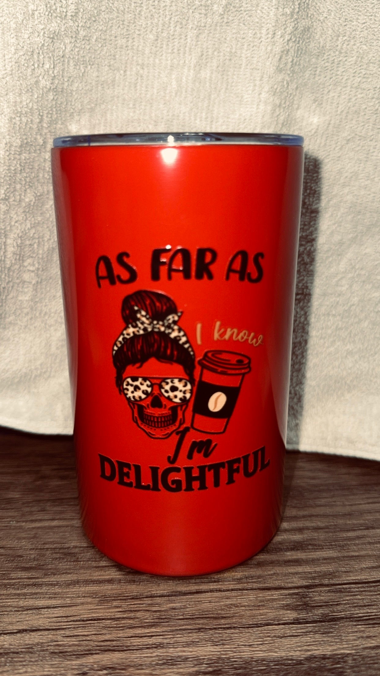 Red 12 Oz Tumbler
