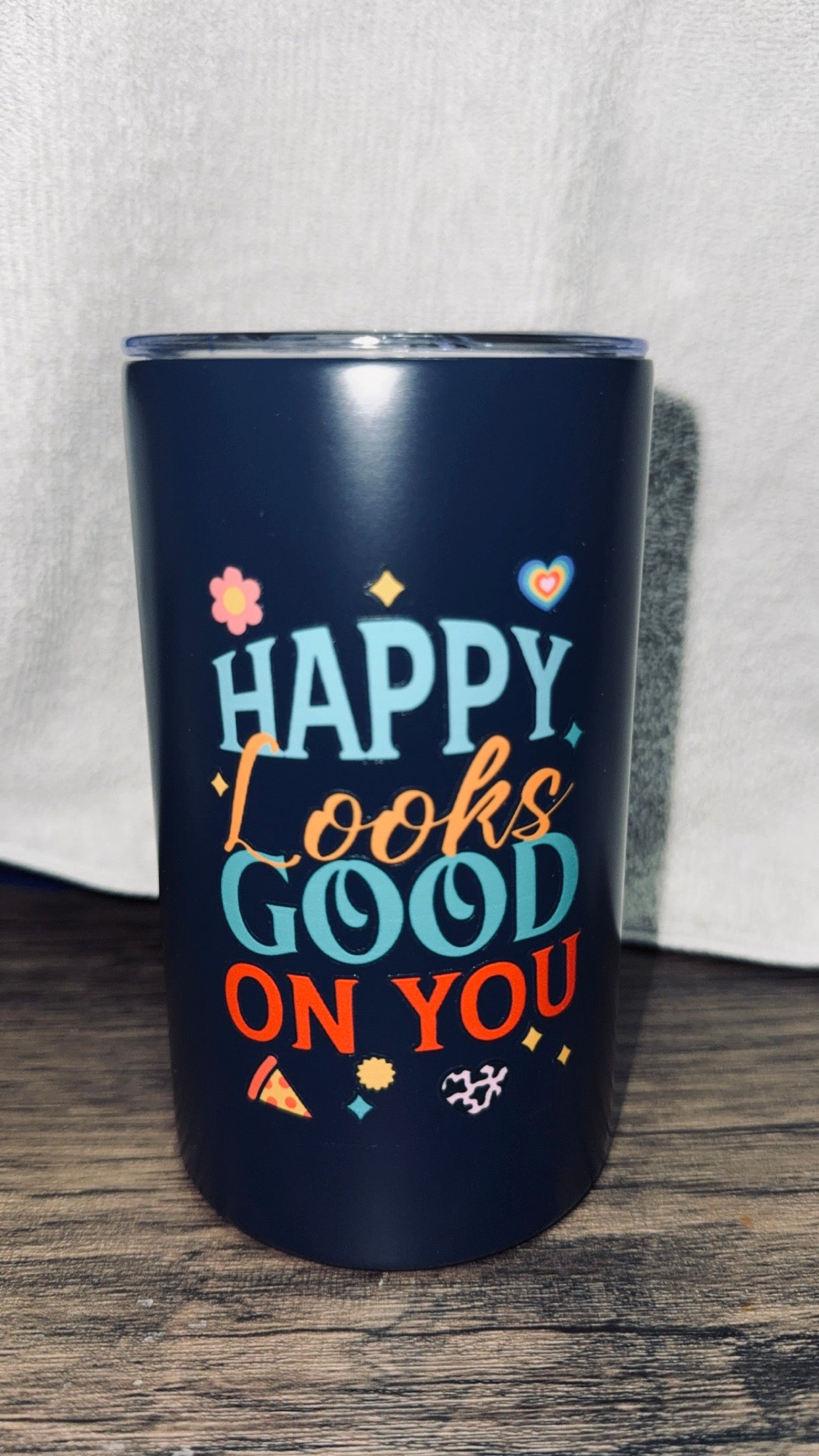 Navy Blue 12 Oz Tumbler