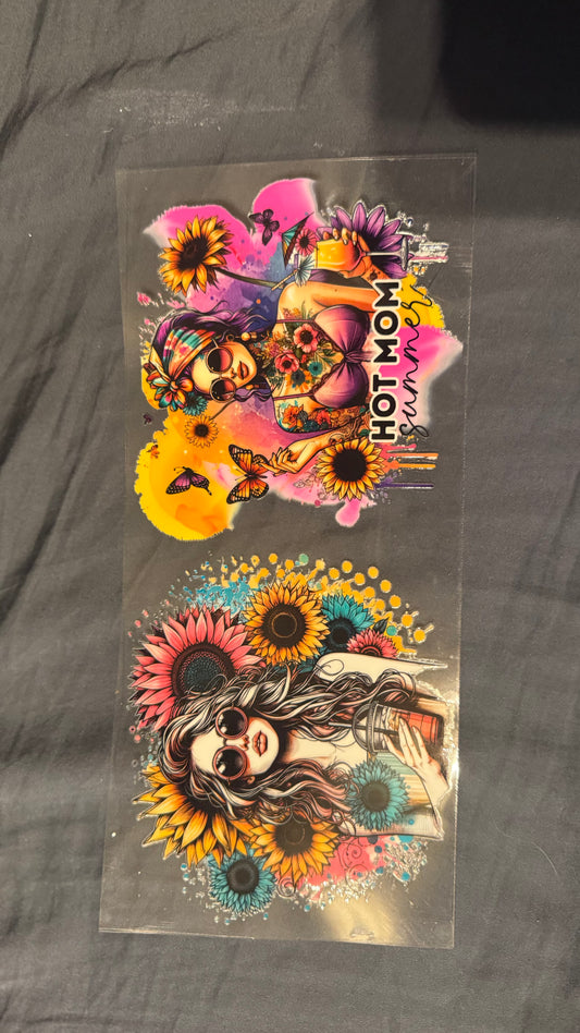 Hot Mom Summer Decal