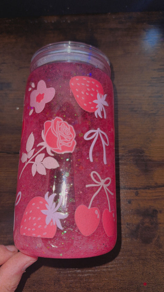 Strawberry and Bows Cup