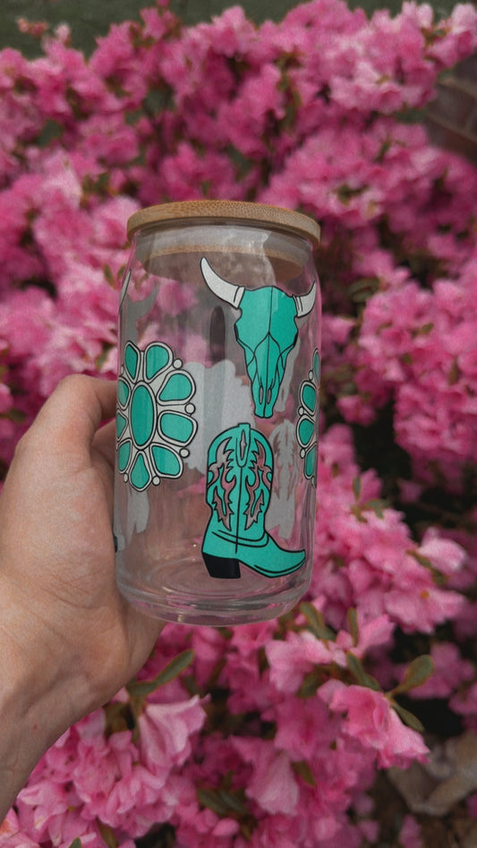 Teal Cowgirl Cup