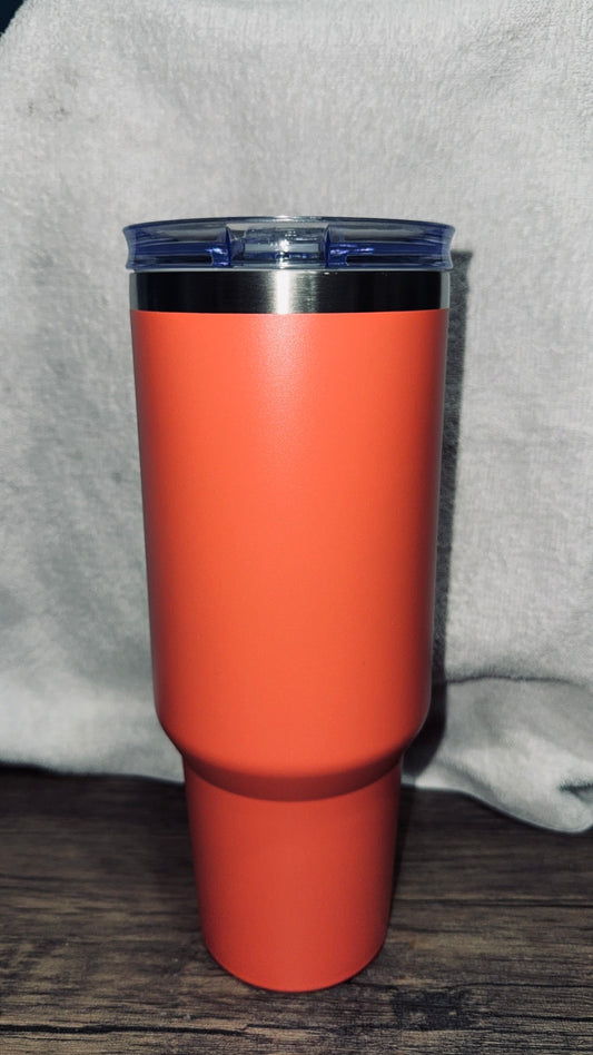 Peach 40 Oz Tumbler
