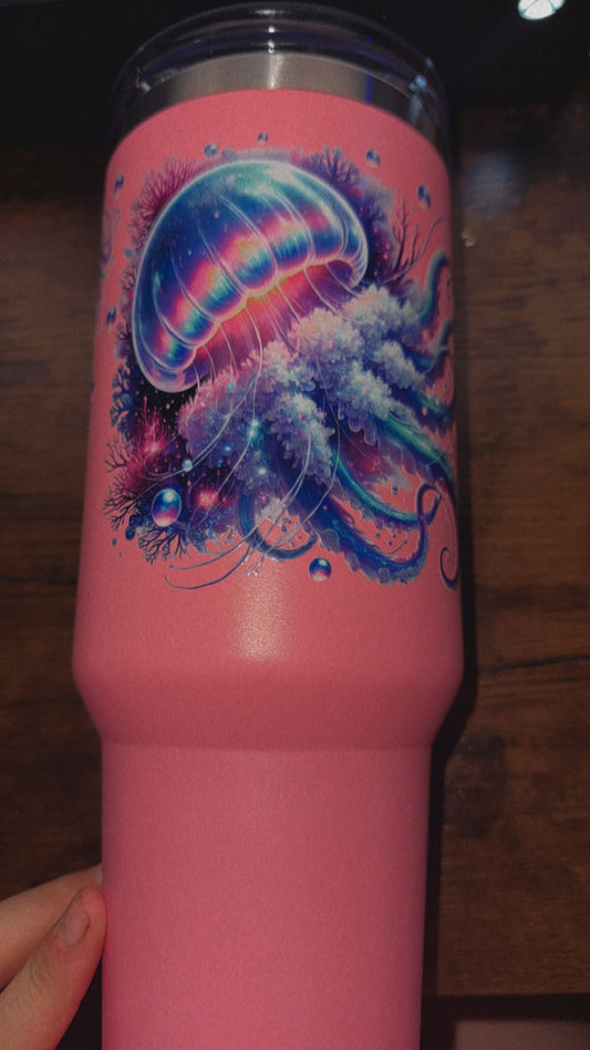 Jelly Fish 40 oz tumbler