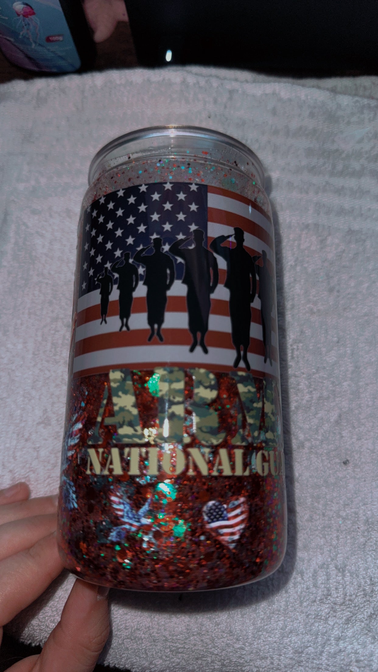 Army National Guard Snow Globe Cup