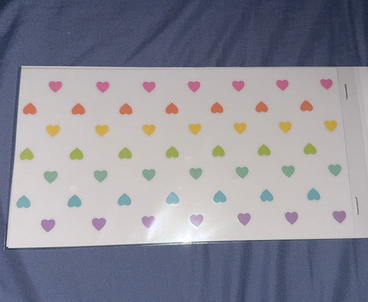 Rainbow Heart Decal