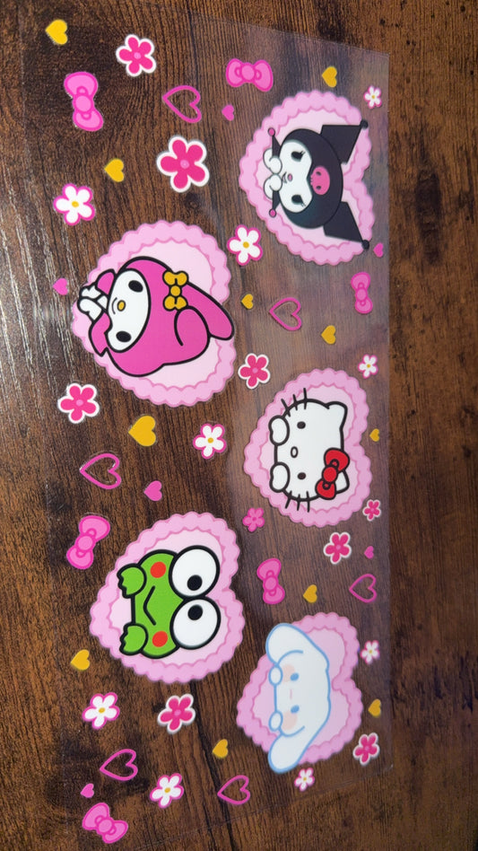 Hello Kitty Hearts Decal