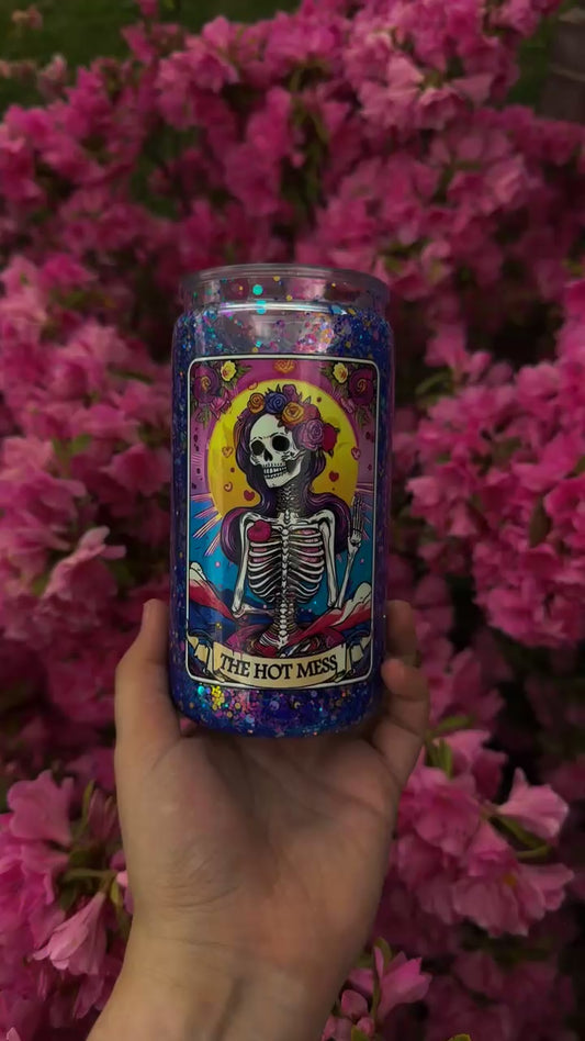 Hot Mess Snow Globe cup