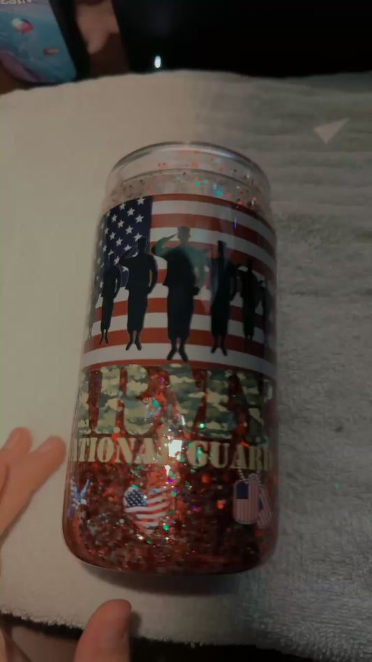 Army National Guard Snow Globe Cup